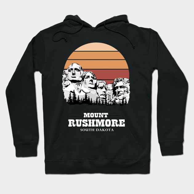 Mount Rushmore National Memorial Hoodie by KewaleeTee